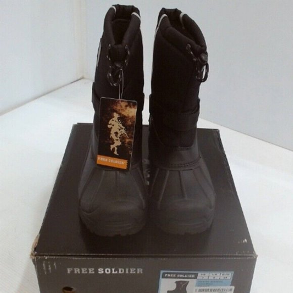 NWT FREE SOLDIER INSULATED WATERPROOF NON-SLIP WINTER BOOTS W/REMOVABLE LINER 7 - Picture 7 of 12